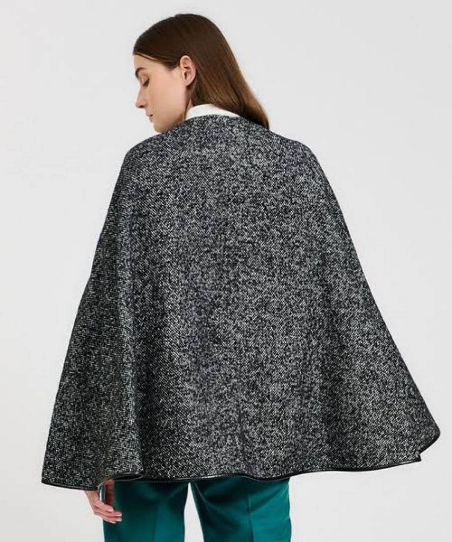 エストネーションESTNATIONツイードケープコート