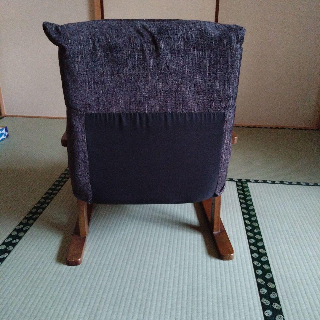 木製座椅子　リクライニング付き