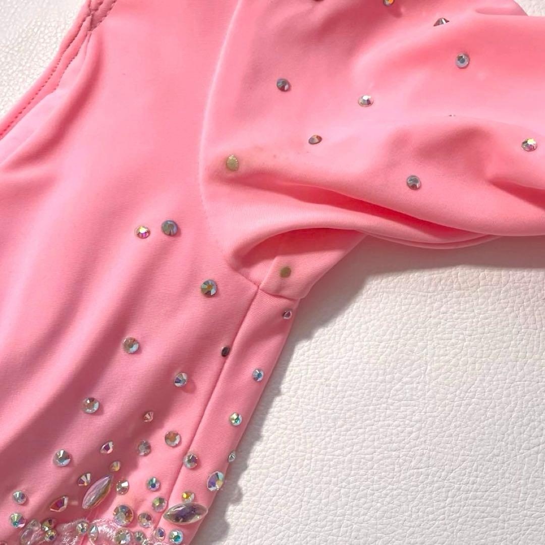 【あんこ】Chacott　社交ダンス衣装 ロングドレス ビジュー 刺繍