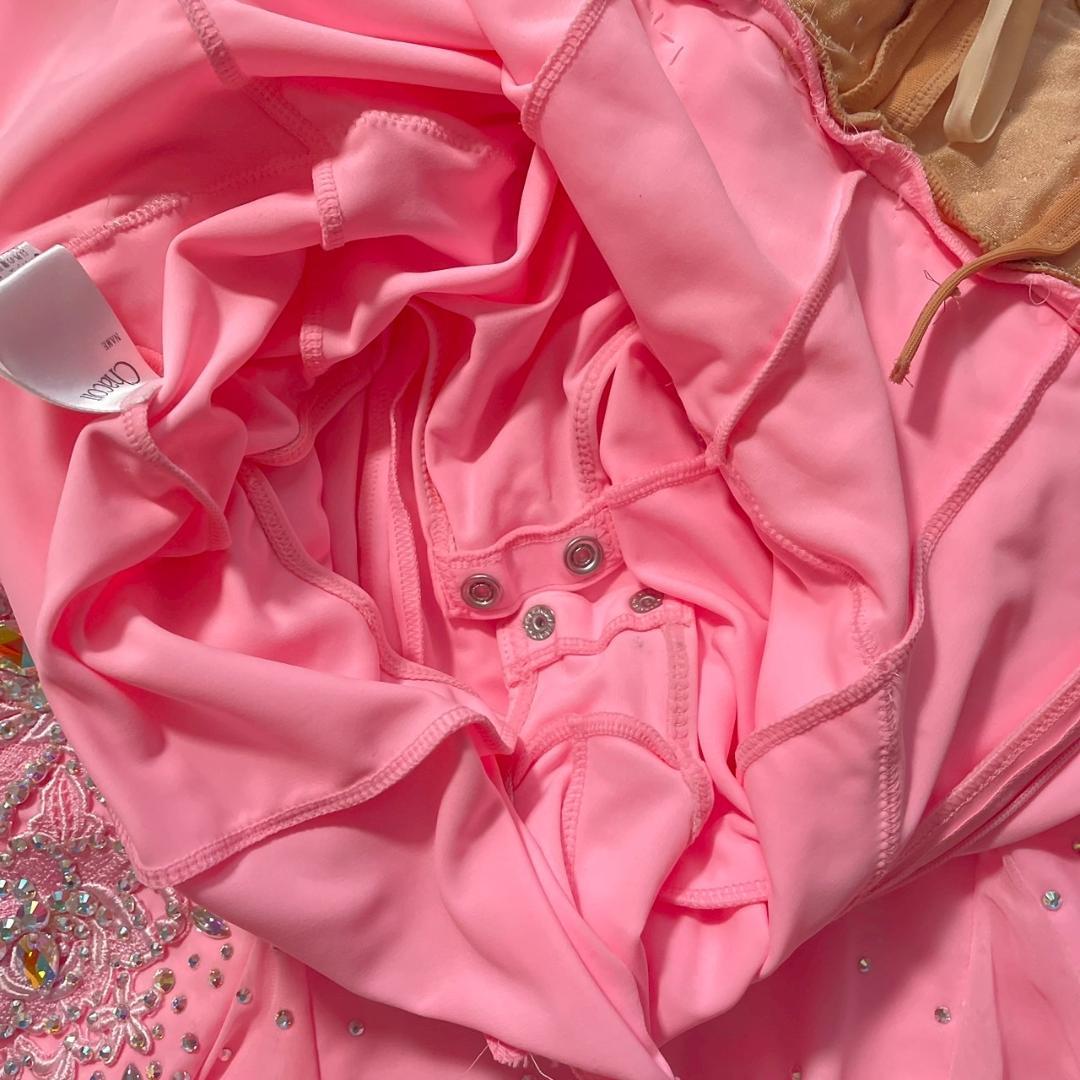 【あんこ】Chacott　社交ダンス衣装 ロングドレス ビジュー 刺繍