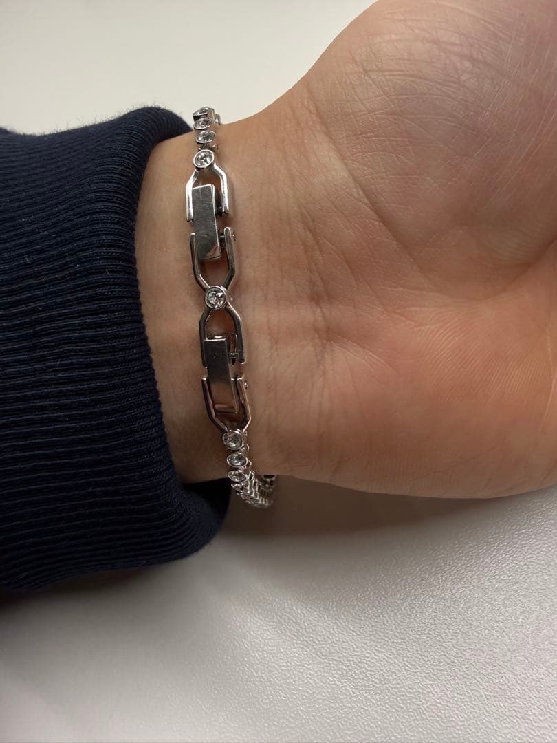 Swarovski テニスブレスレット20cm