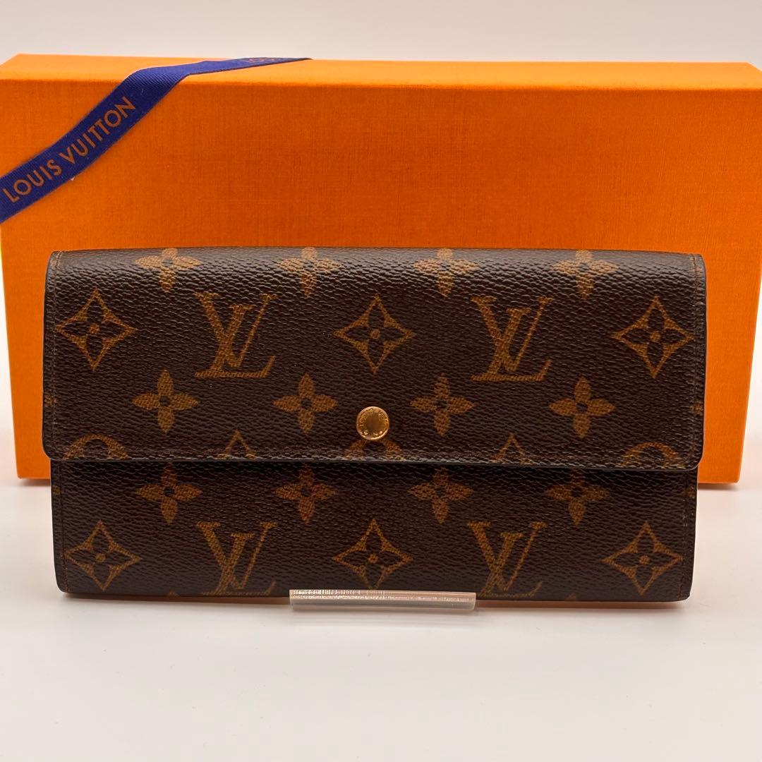 ルイヴィトン✨モノグラム✨ポシェット ポルトモネ クレディ 長財布