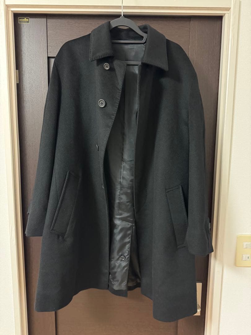 【美品】五大陸 gotairiku カシミヤ100% コート ブラック