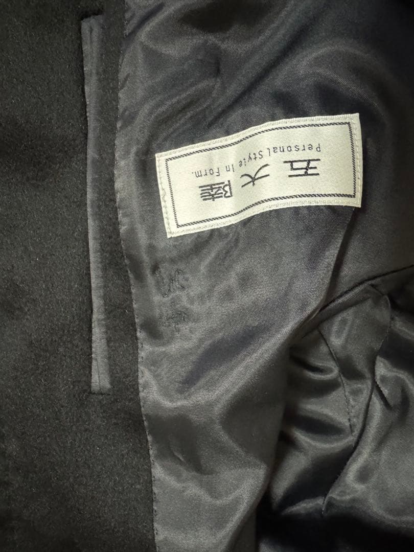 【美品】五大陸 gotairiku カシミヤ100% コート ブラック