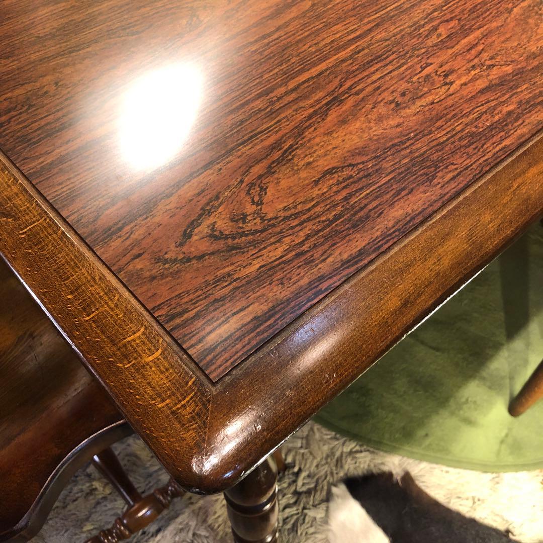 Sale 極美品キツツキマーク ヴィンテージ コロニアル メラニントップテーブル