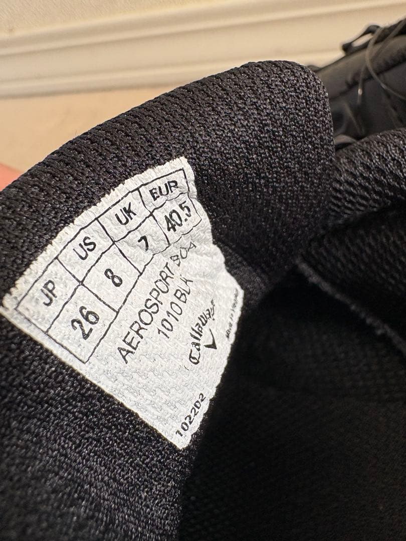 Callaway ゴルフシューズ BOAシステム ブラック