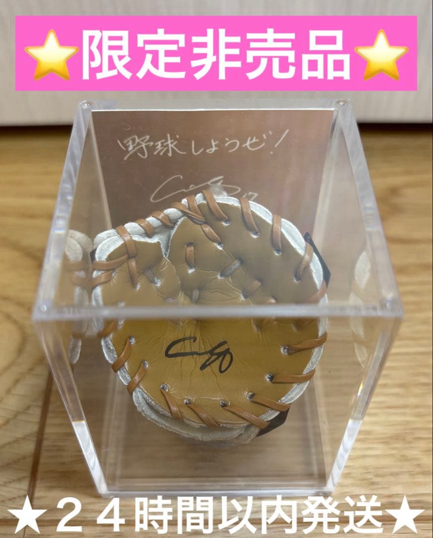 ⭐️正月特価⭐️【限定非売品】大谷翔平 野球しようぜ！サイングローブディスプレイ