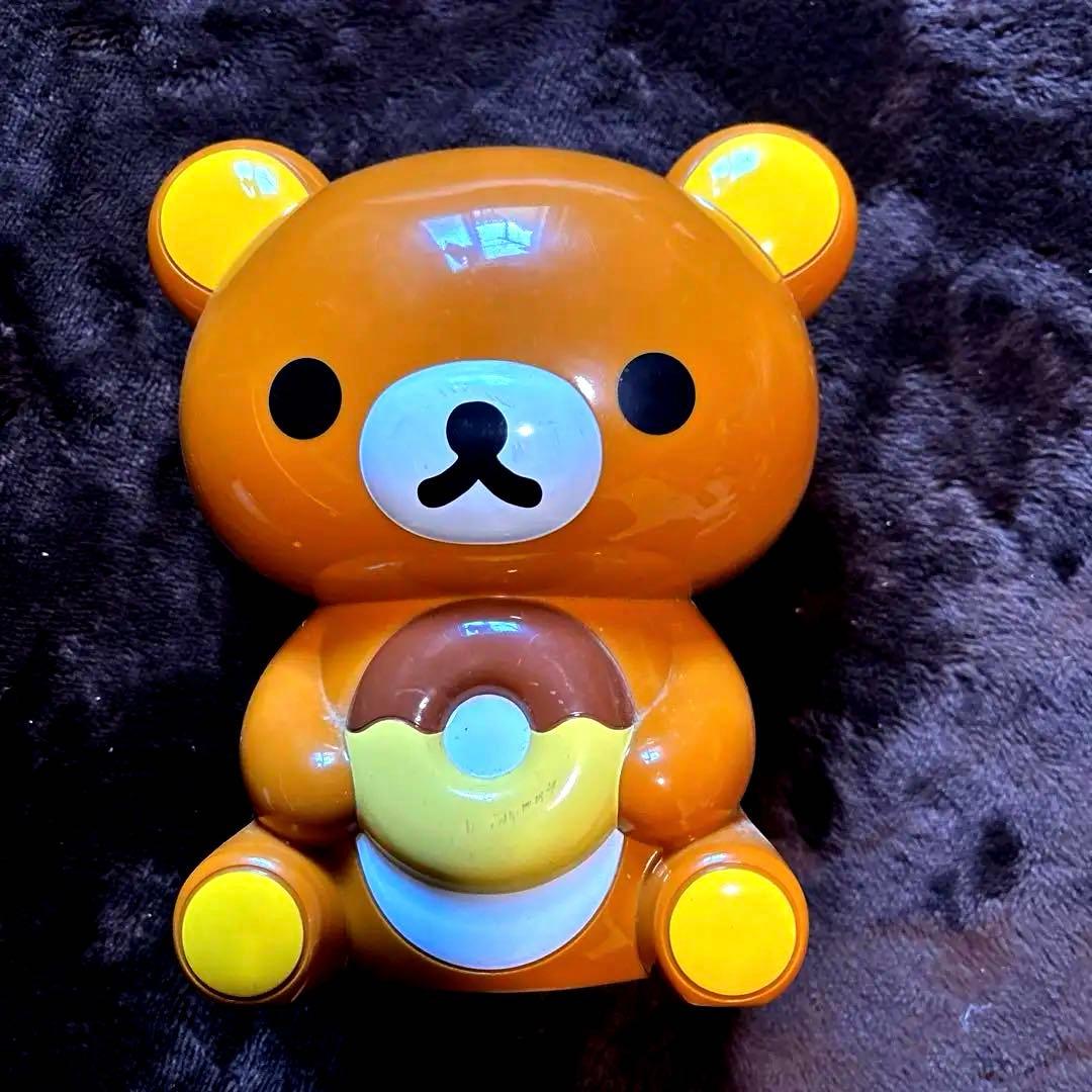 リラックマ 貯金箱 ドーナツ付き - メルカリ