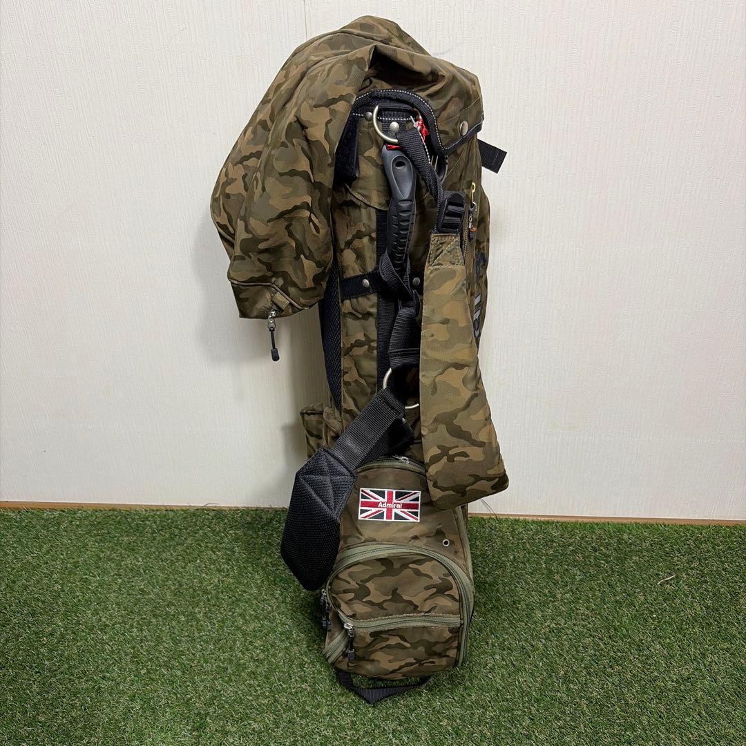 admiral⭐︎キャディバック　迷彩　スタンド式