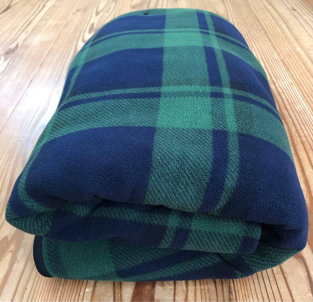 美品◇ユニクロ◇リバーシブル フリースブランケット◇チェック