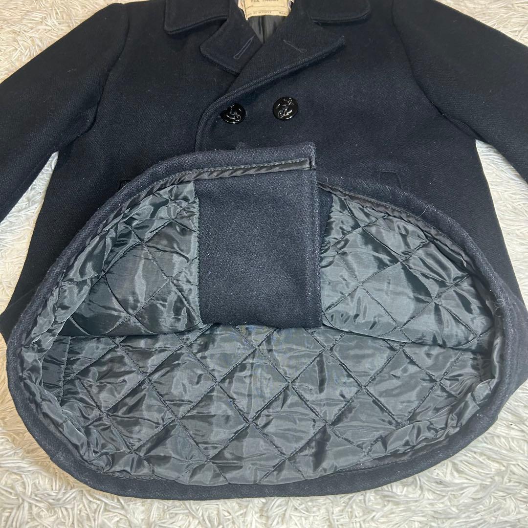 人気商品　SCHOTT Pコート　ダブル　U.S.740N USA製 黒