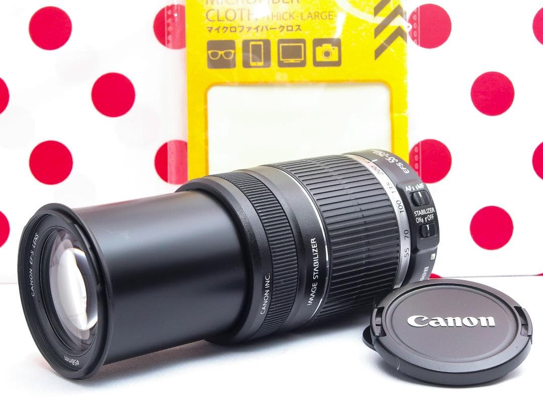 キャノン Canon EF-S 55-250mm IS❤安心の手振れ補正付き