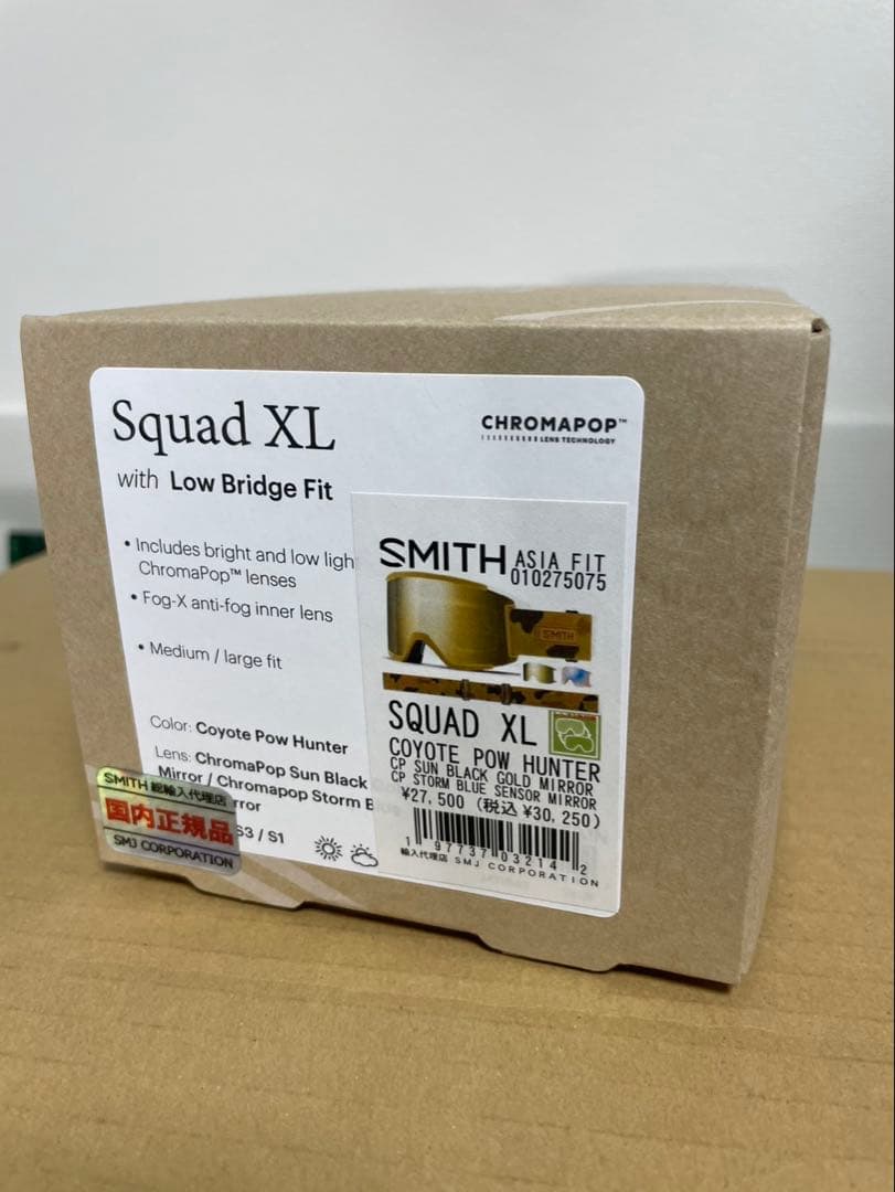 スキー・スノーボードアクセサリー Smith Squad XL