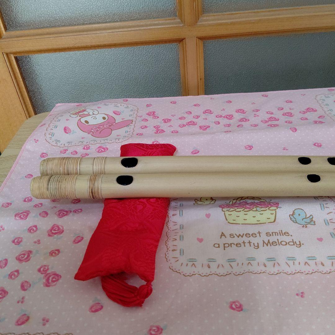 スギ篠笛八本調子ドレミ調(道中)新品二管
