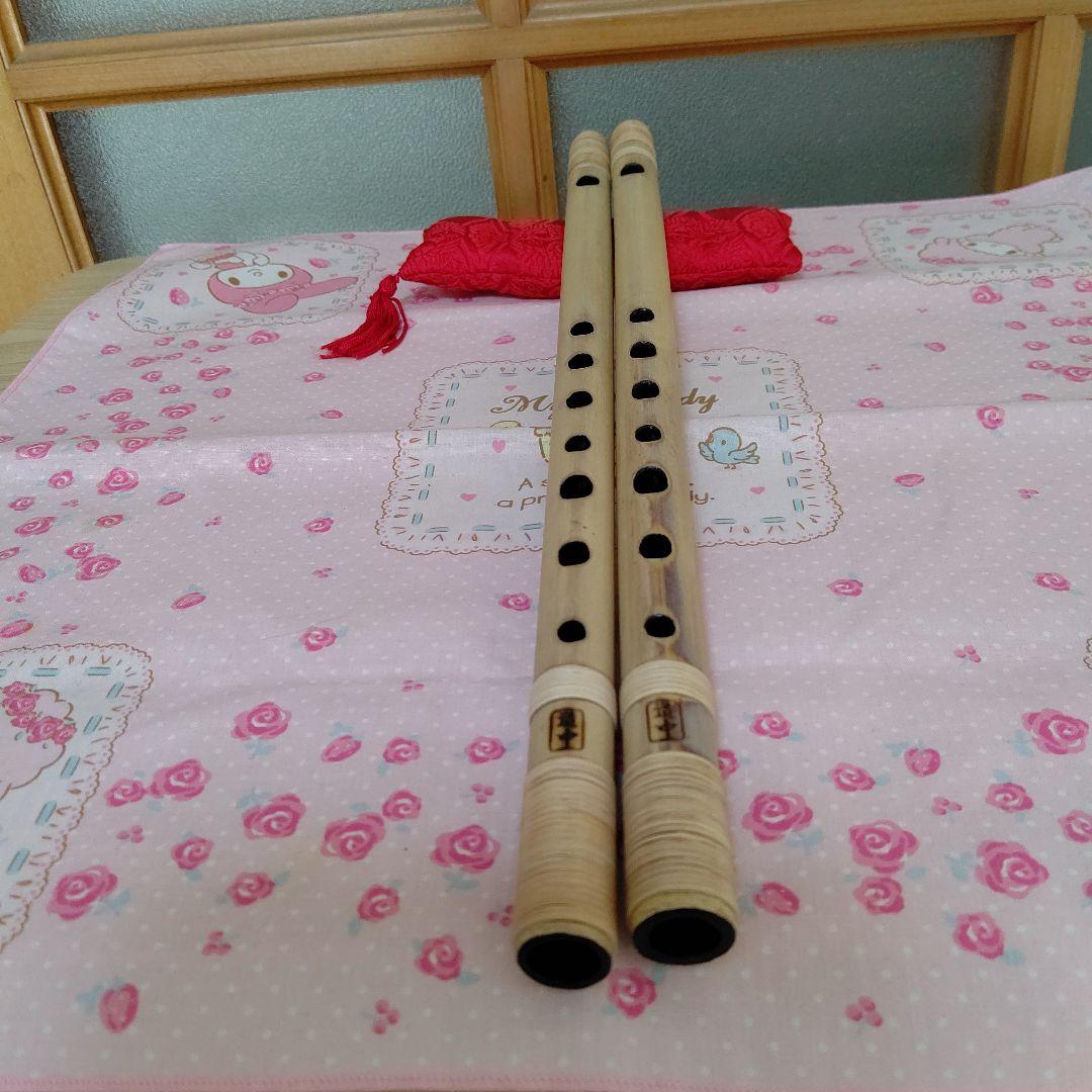 スギ篠笛八本調子ドレミ調(道中)新品二管