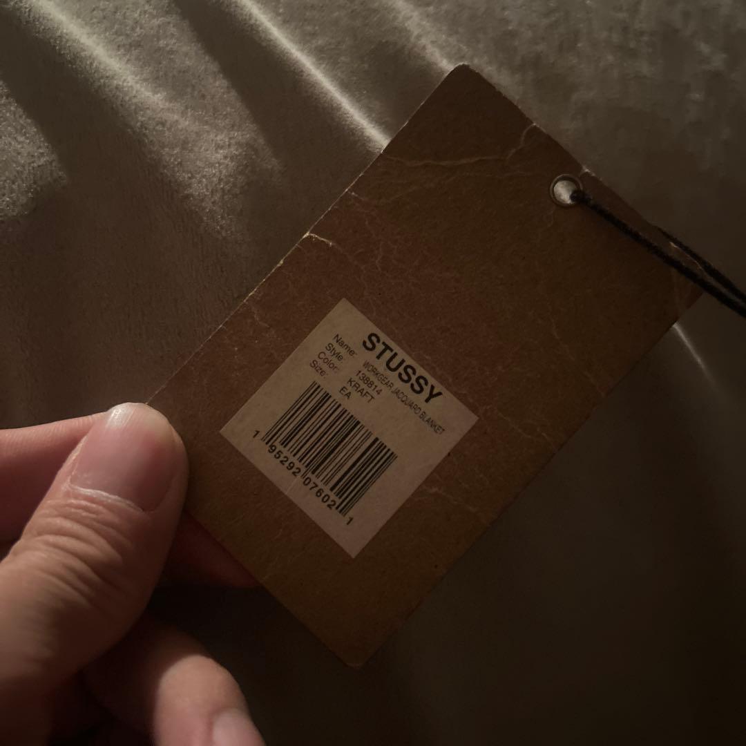 Stussy ワークギア ジャカード スロー ブランケット タペストリー