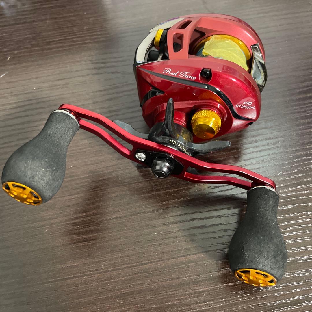 ■希少美品 ダイワ エアド レッドチューン 100SH-L超軽量145g
