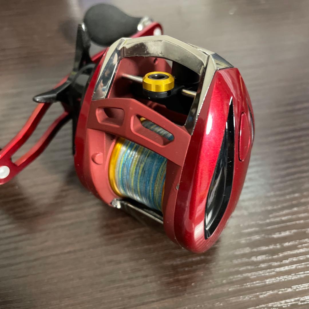 ■希少美品 ダイワ エアド レッドチューン 100SH-L超軽量145g