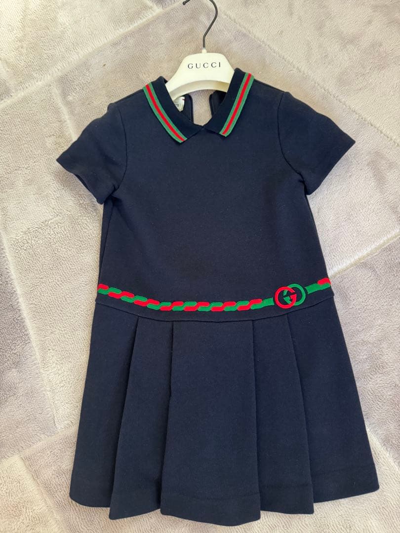 GUCCI ネイビー ワンピース 110cm