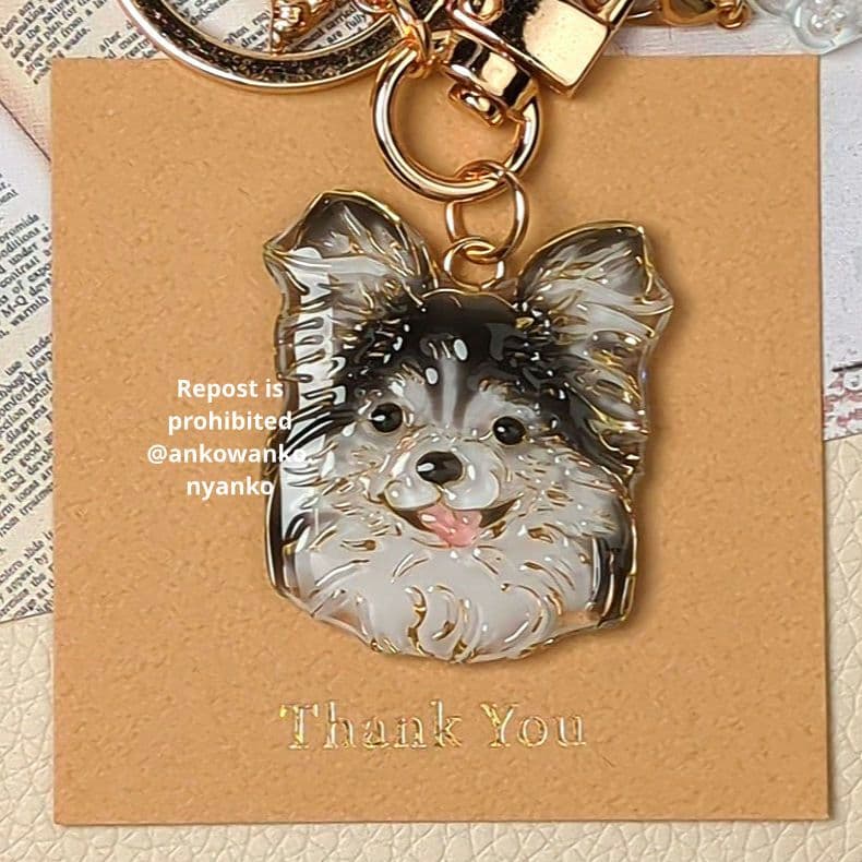 キャバリア　チワワ　愛犬 ankoわんこシリーズ　キーホルダー