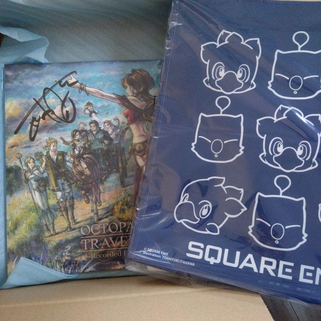 オクトパストラベラー lp アナログレコード 西木康智直筆サイン入り