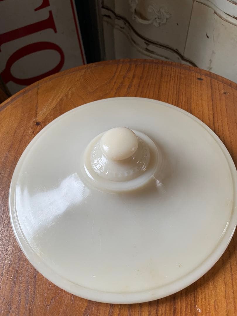 ファイヤーキング　パイ　プレート　キャセロール　アイボリー　テーブルサーバー美品