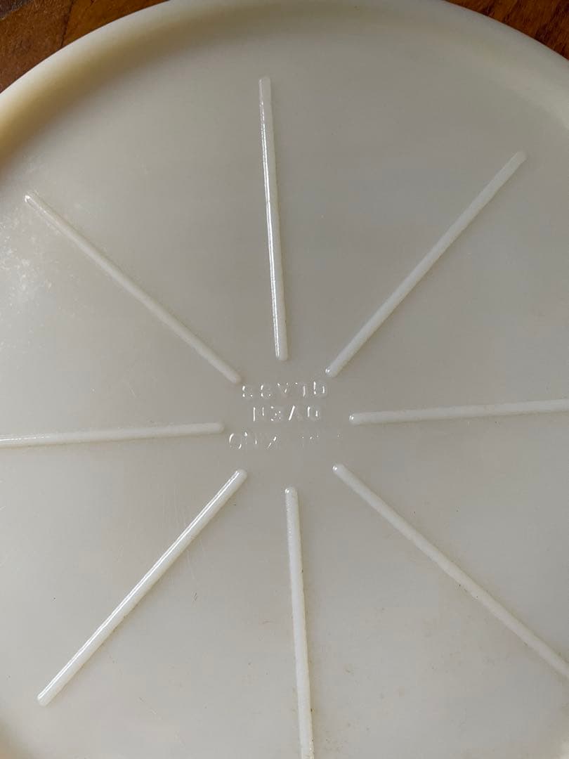 ファイヤーキング　パイ　プレート　キャセロール　アイボリー　テーブルサーバー美品