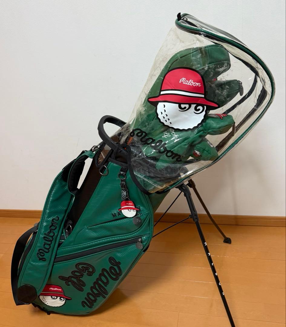 Malbon Golf キャディバッグ と ヘッドカバー(クラブは含みません)の