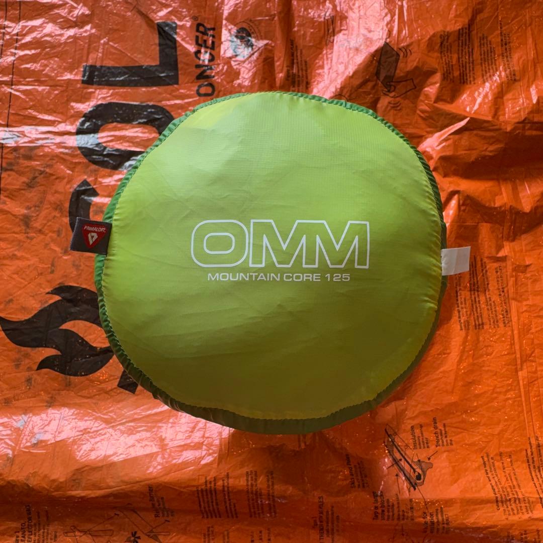 OMM Mountain Core 125寝袋 グリーン マウンテンコア