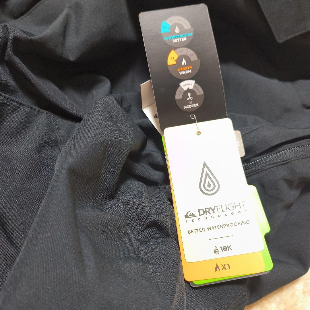 のあ。クイックシルバー スキースノーウェア メンズMサイズブラック