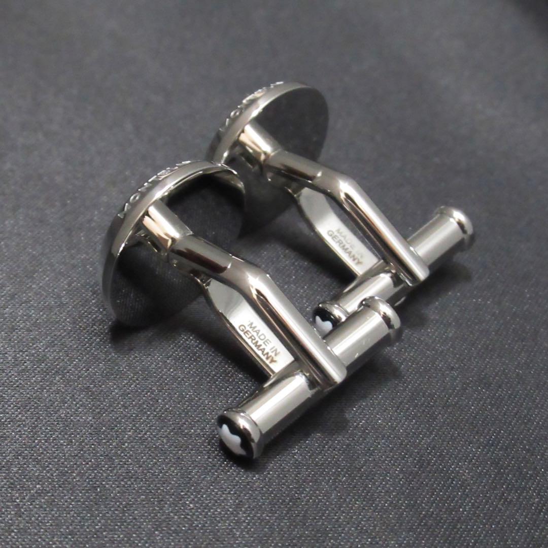 モンブラン カフス ステンレス ラピスラズリ 123801