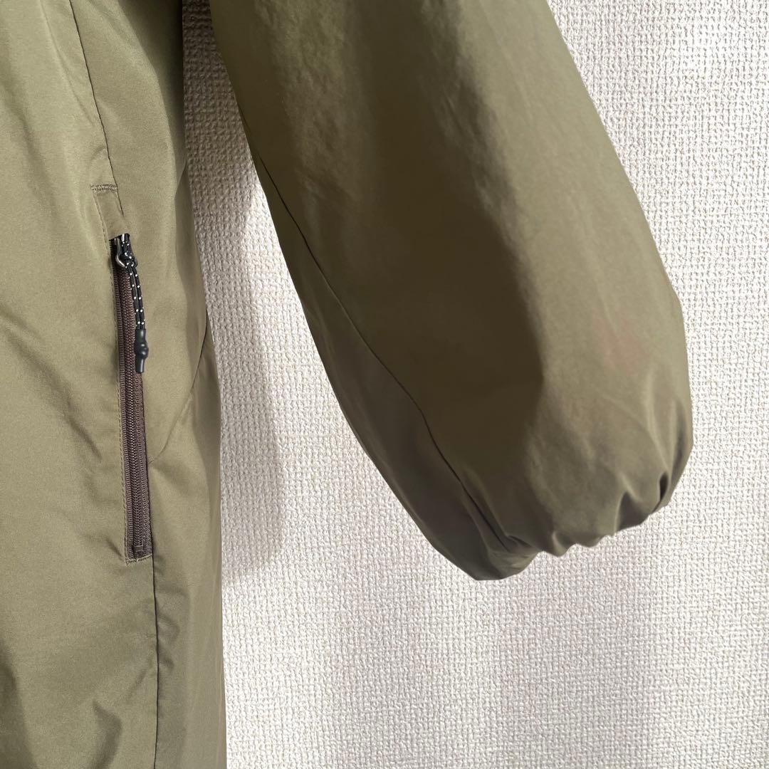 ワークマン女子 フード付きモッズコート オリーブグリーン Lサイズ