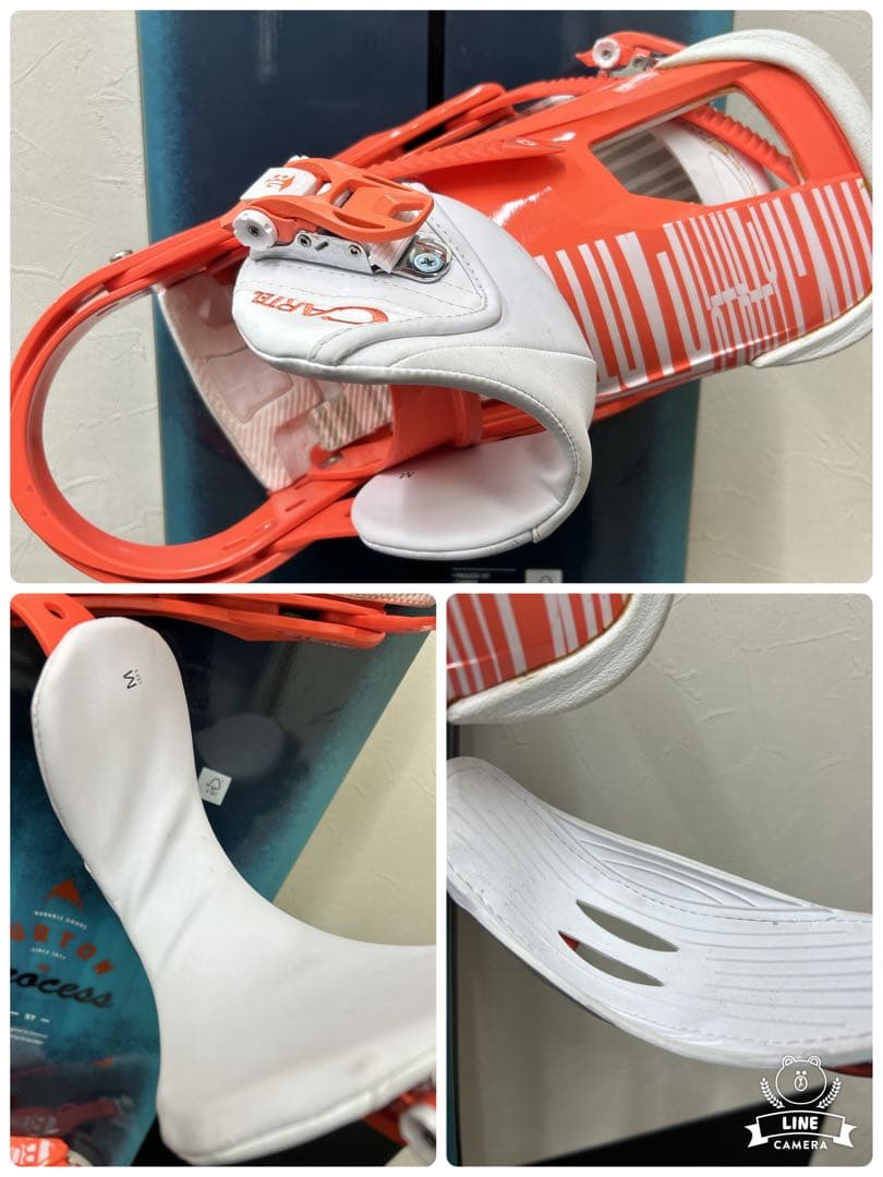 burton process snowboard 157 cm 中古品 BURTON PROCESS 157cmセット