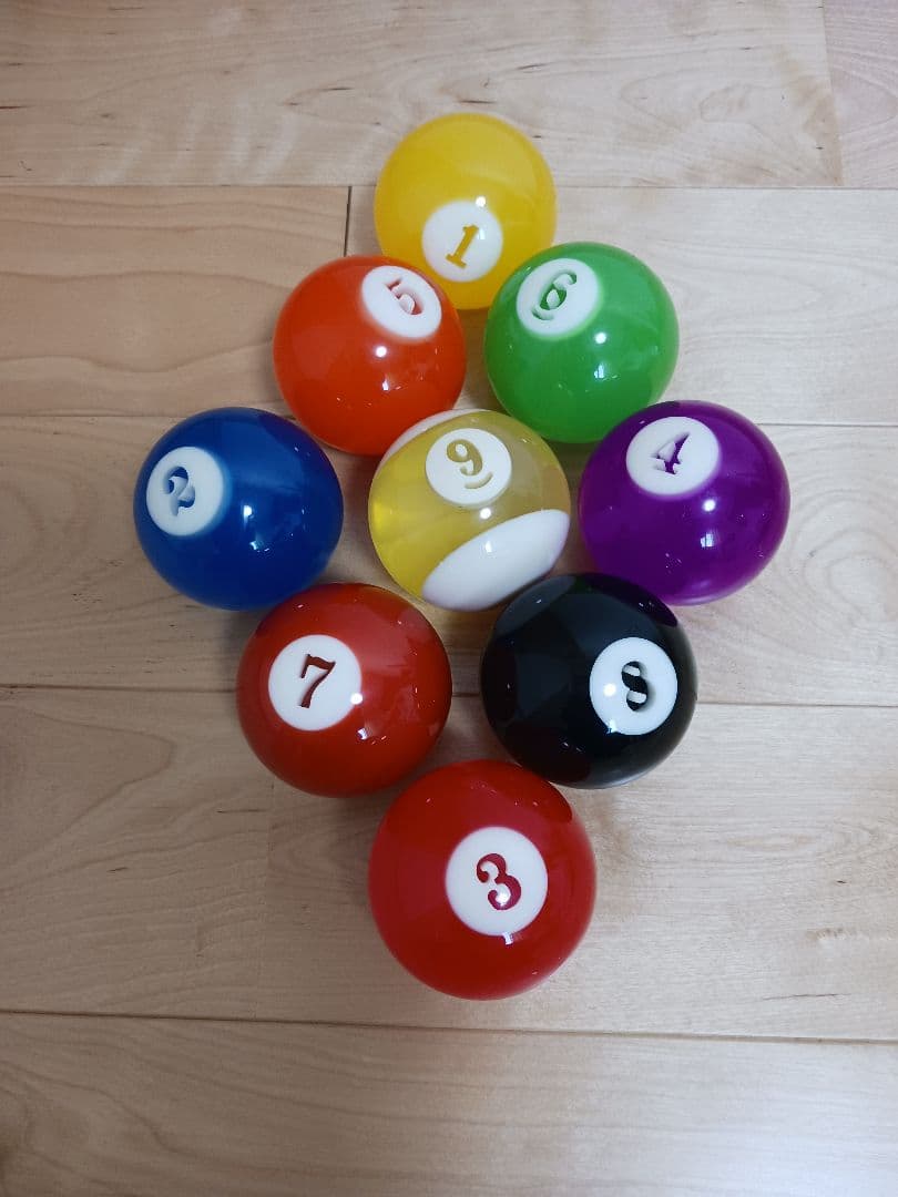 ビリヤード　クリアボール　5.7cm