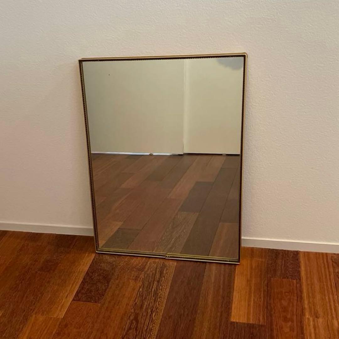H.P.DECO☆鏡 ゴールドフレーム 壁掛け 床置き アンティークミラー