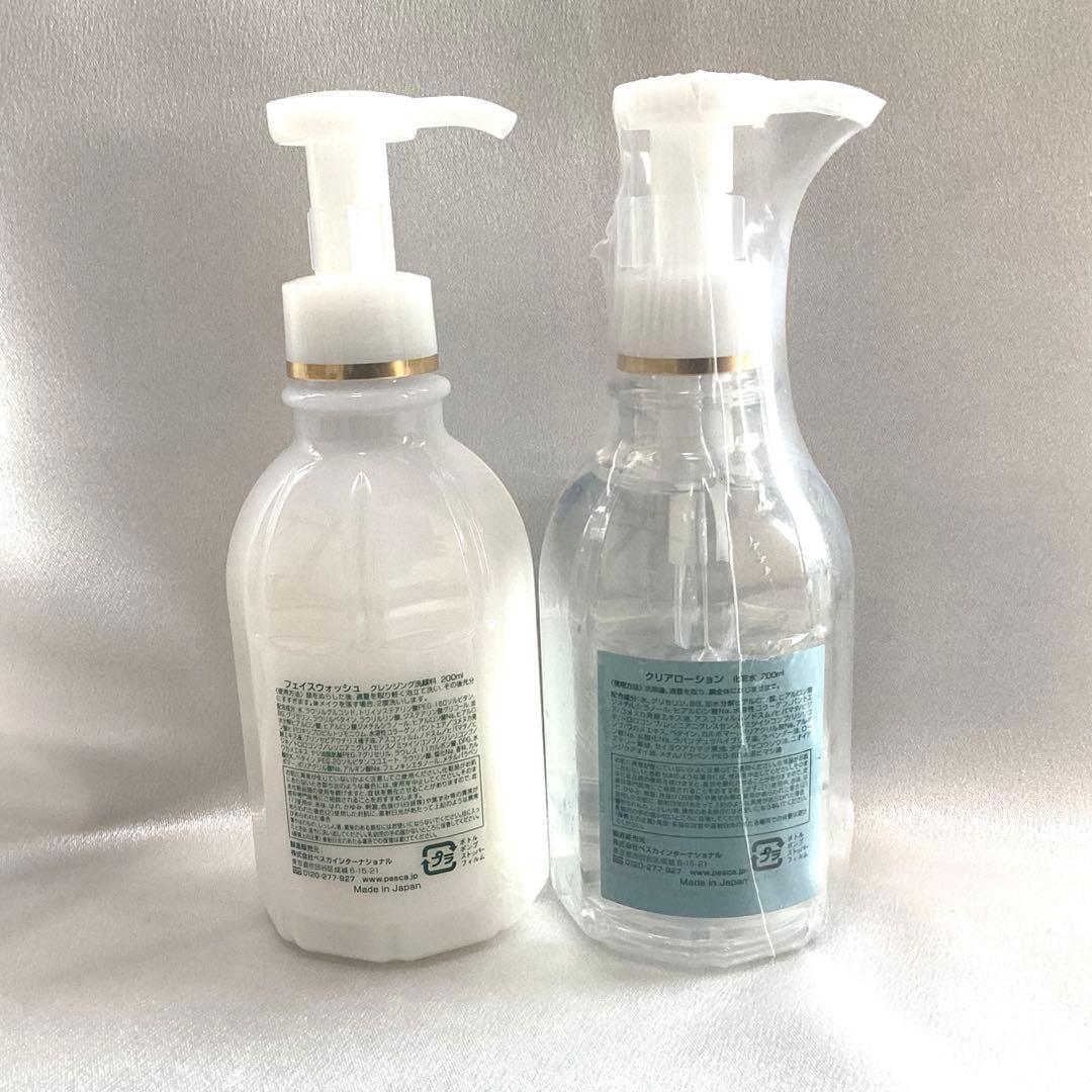 新品未使用】ペスカ クリアローション & フェイスウォッシュ 200ml