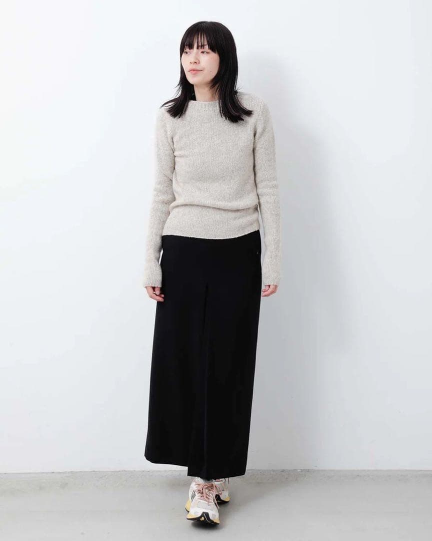 【mini】AURALEE TENSE WOOL SLIT SKIRT