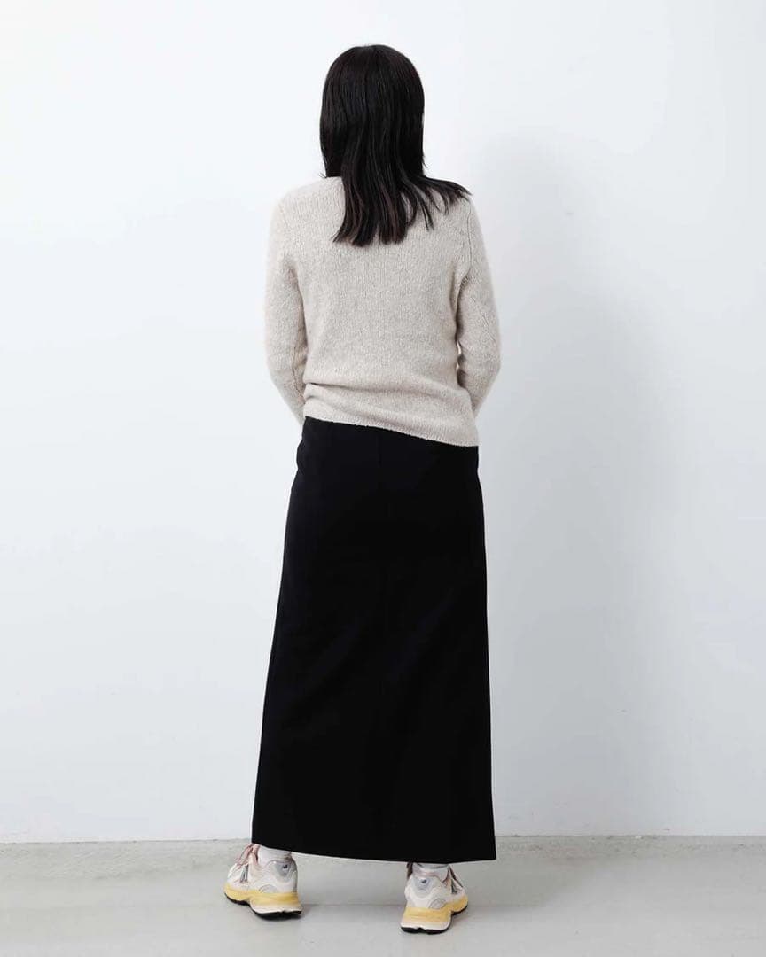 【mini】AURALEE TENSE WOOL SLIT SKIRT