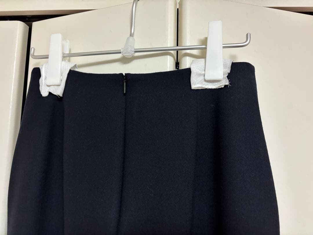 【mini】AURALEE TENSE WOOL SLIT SKIRT