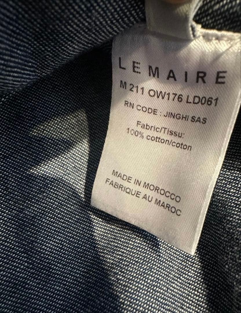 LEMAIRE デニムトラッカージャケット