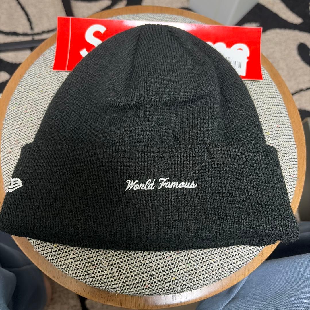 シュプリーム　supreme ボックスロゴ　ビーニー　黒