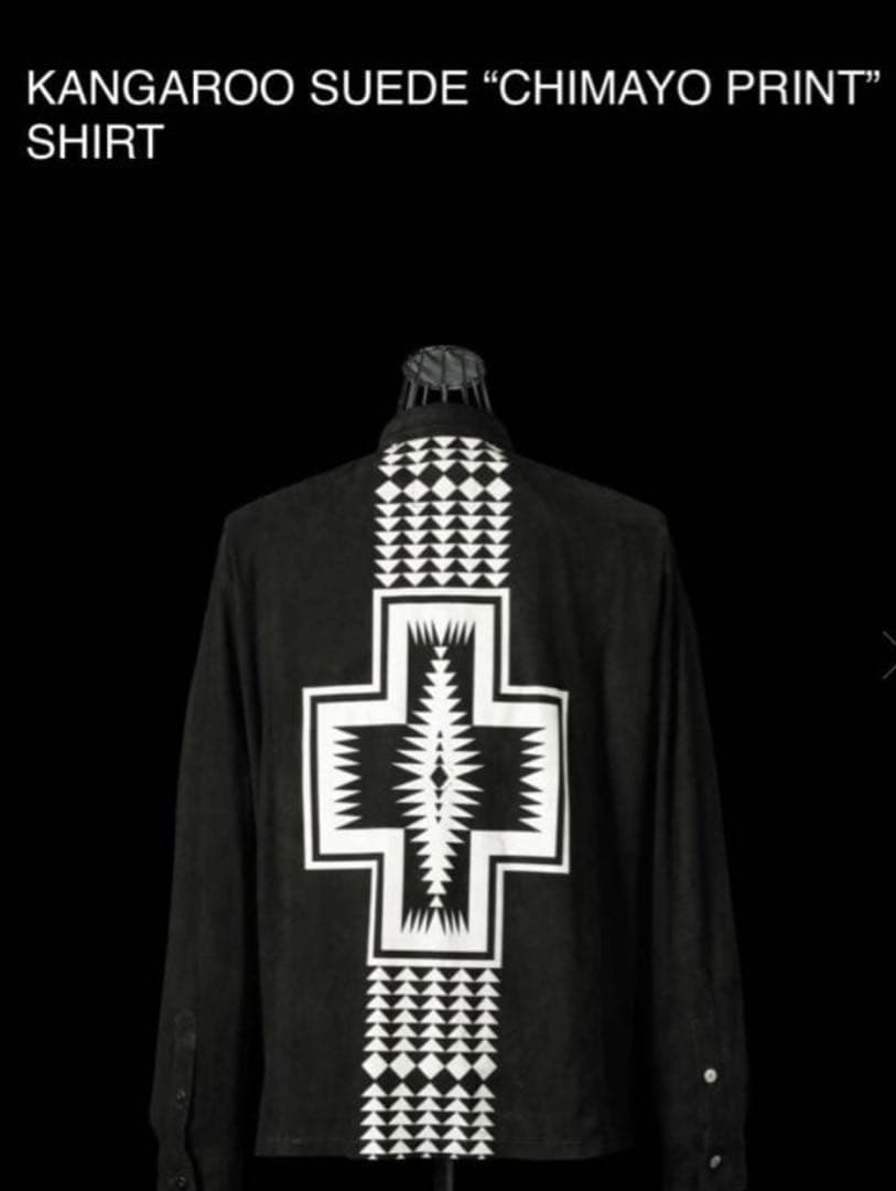 キムタク ライブ着用 バックラッシュ カンガルースエードレザーシャツ