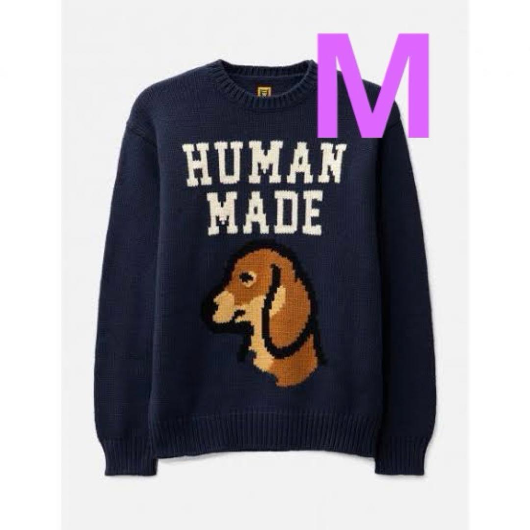 M HUMAN MADE ヒューマンメイド ニット 犬 ダックスフント - メルカリ