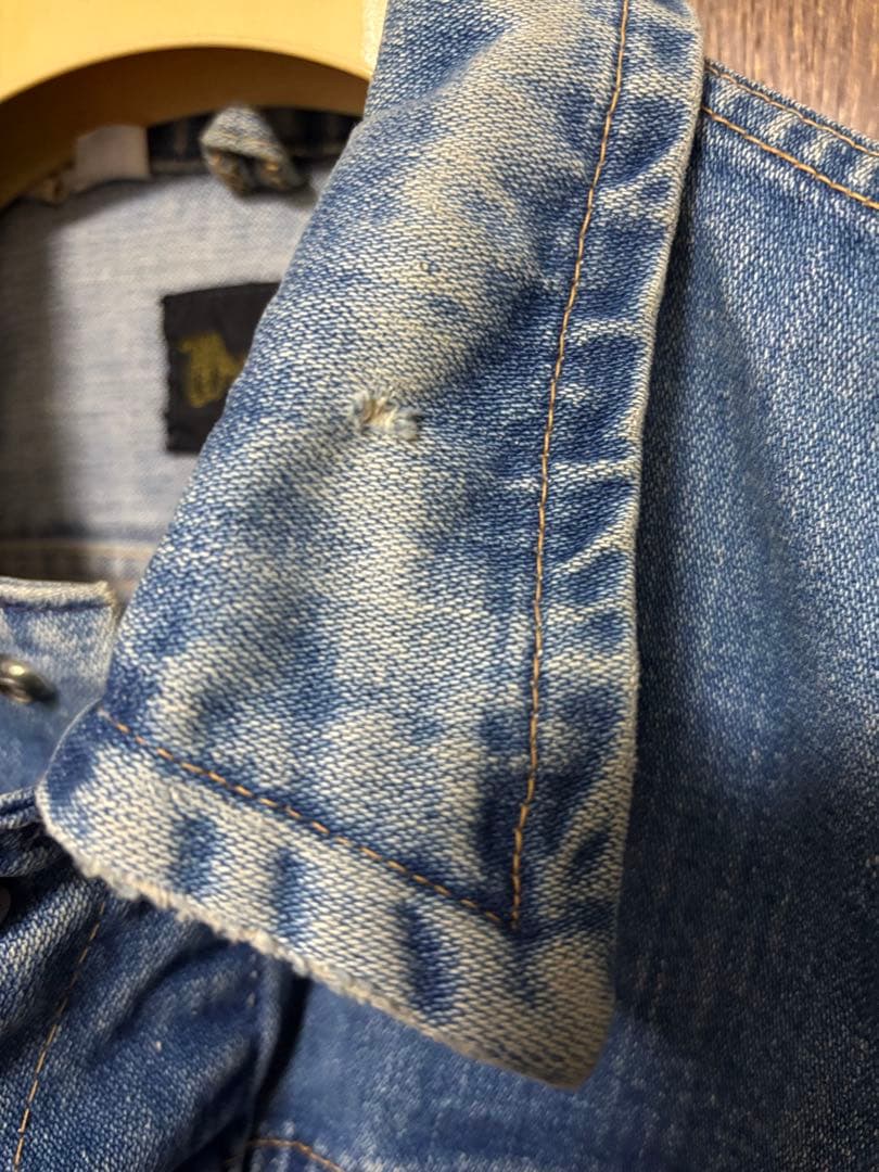 み*き様 激レアUSA製Wrangler ラングラーデニムJkスナップ釦 Lサイ