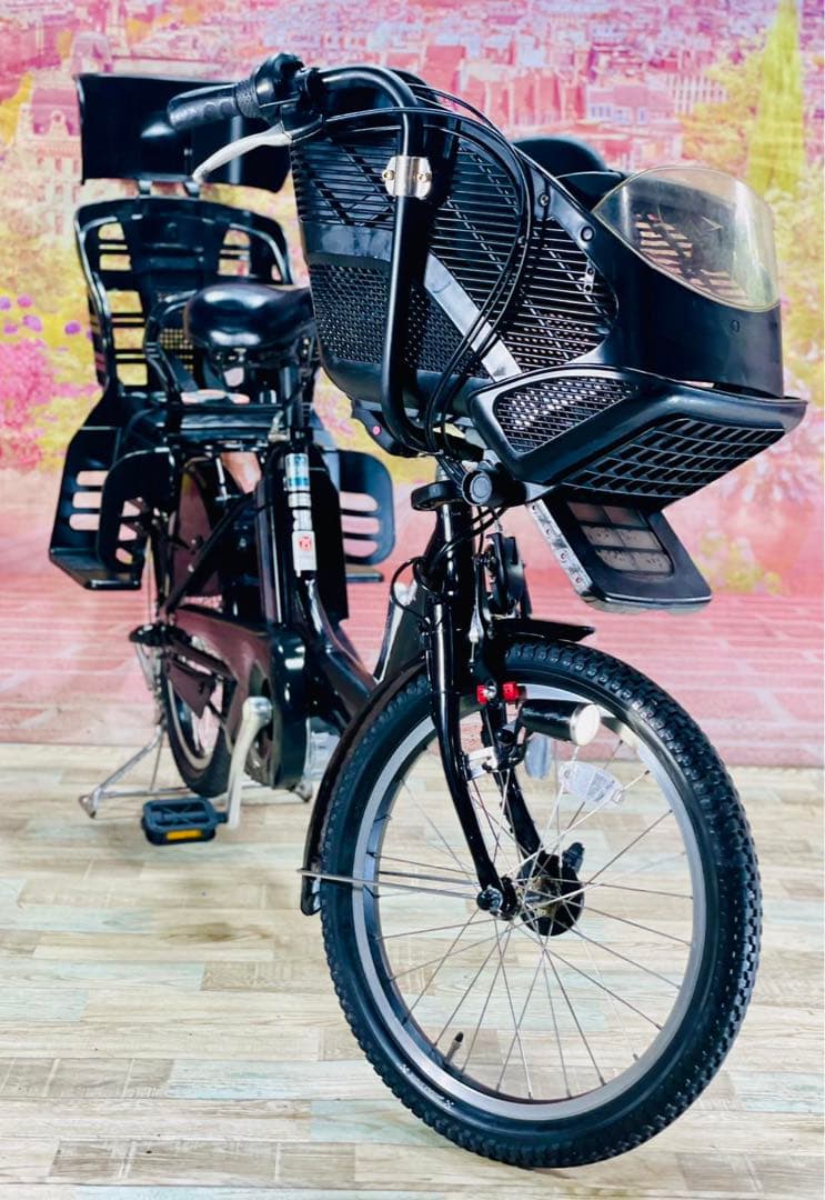 K2025 電動自転車ヤマハ子供乗せ 20インチ 8.9Ah ブラック