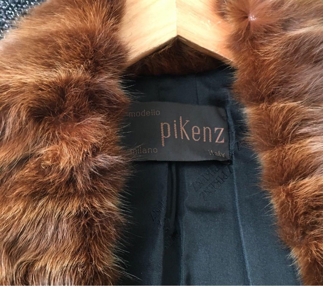 美品 PIKENZ MILANO イタリア製 毛皮 コート - メルカリ