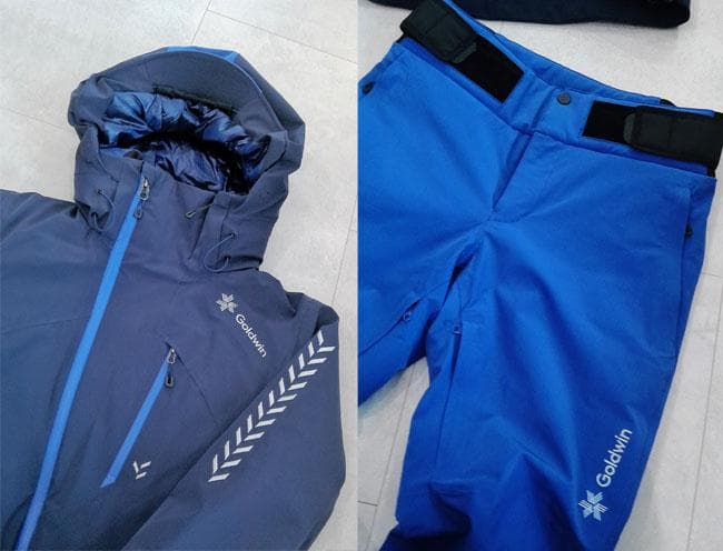 GOLDWIN G-Bliss 4wayストレッチ スキーウェア 上下セット