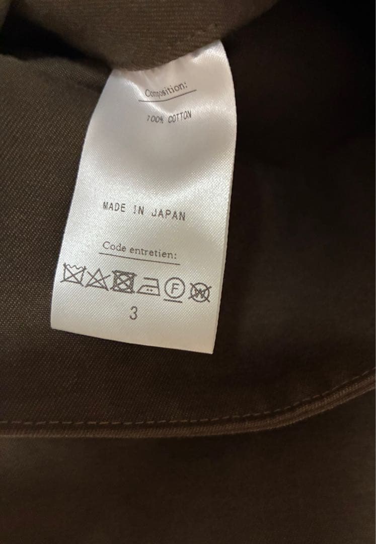 A.PRESSE モーターサイクルハーフコート オリーブ アプレッセ