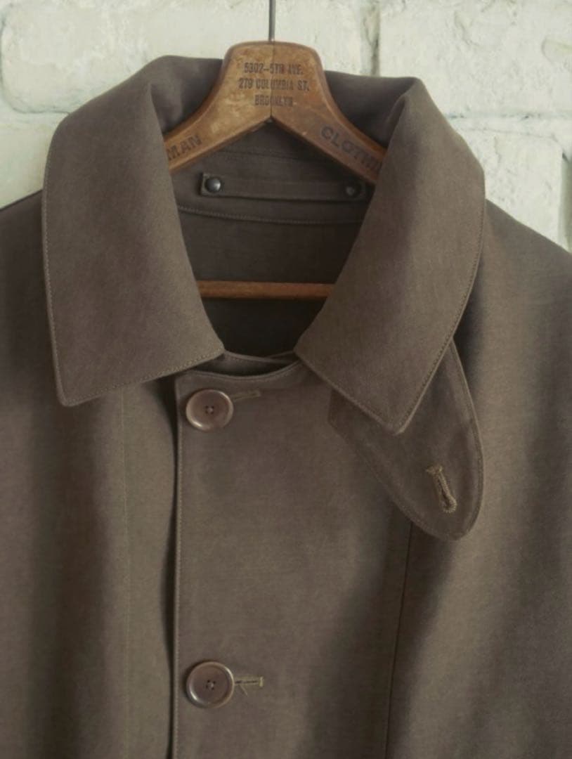 A.PRESSE モーターサイクルハーフコート オリーブ アプレッセ