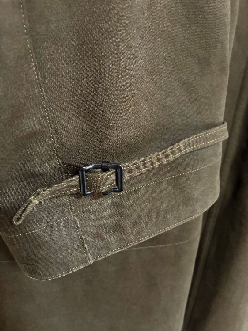 A.PRESSE モーターサイクルハーフコート オリーブ アプレッセ